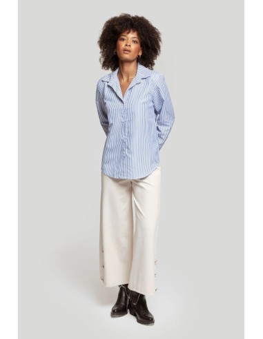 Pantalón Botones Beige