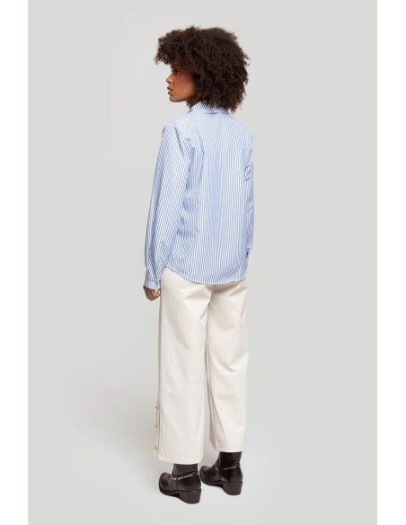 Pantalón Botones Beige