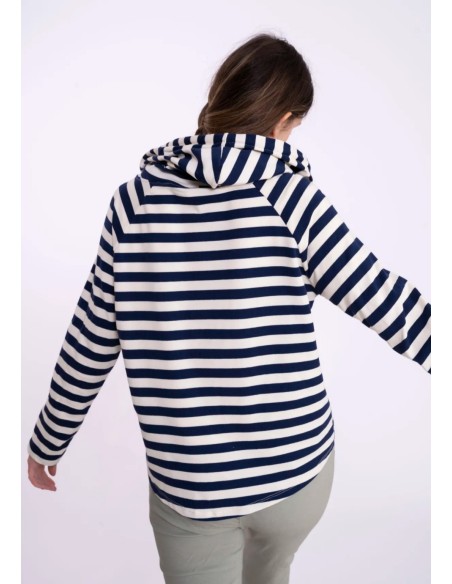 Sudadera Cremallera Rayas