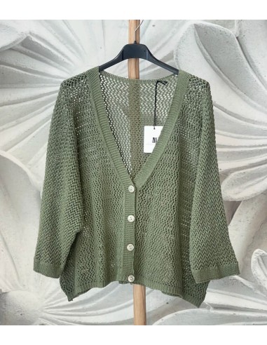 Cárdigan Botones Calado