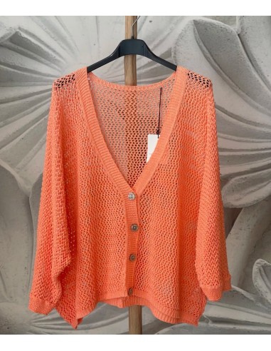 Cárdigan Botones Calado