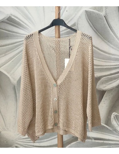 Cárdigan Botones Calado