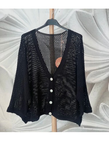 Cárdigan Botones Calado