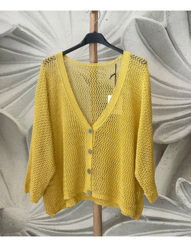 Cárdigan Botones Calado