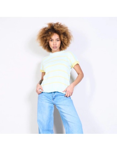 Top Punto Rayas Manga Corta