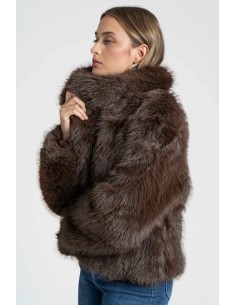 Chaquetón Pelo Marrón 2