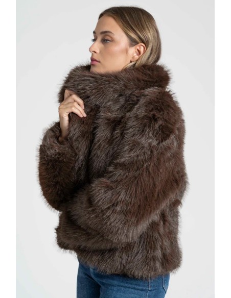 Chaquetón Pelo Marrón