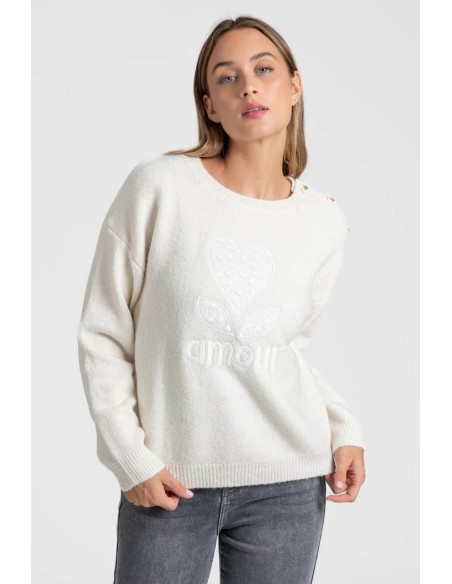 Jersey Amour Beige