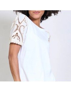 Camiseta Mangas Encaje 2