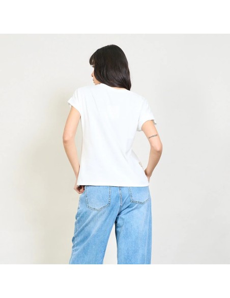 Camiseta Dobladillo Crochet