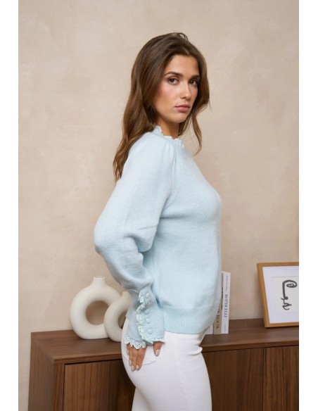 Jersey Madame Azul Cielo