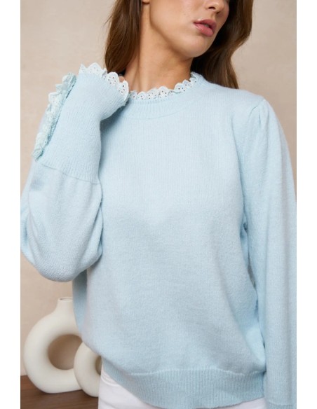 Jersey Madame Azul Cielo