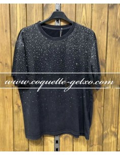 Camiseta Strass