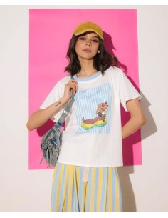 Camiseta Summer Vibes Azul