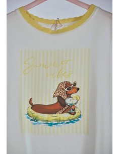 Camiseta Summer Vibes Amarilla 2