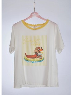 Camiseta Summer Vibes Amarilla