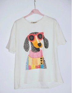 Camiseta Oversize Perro