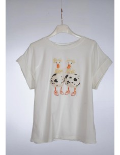 Camiseta Ocas Blanca