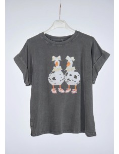 Camiseta Ocas Gris Antracita