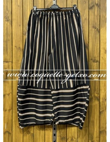 Pantalón Ancho Rayas