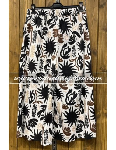 Pantalón Abstracto Blanco