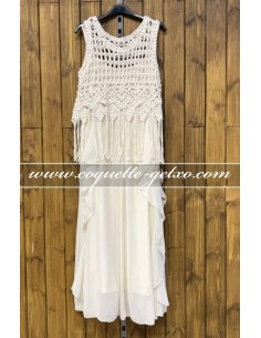 Vestido Top Crochet
