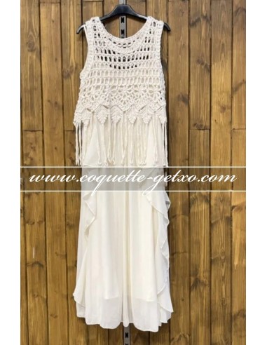 Vestido Top Crochet