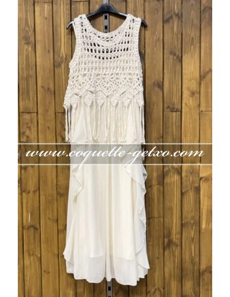 Vestido Top Crochet