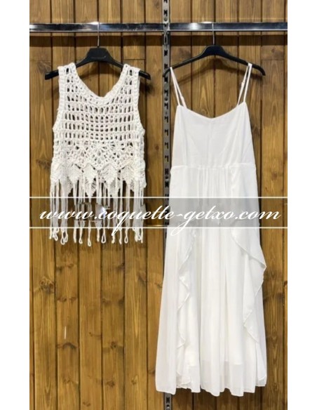 Vestido Top Crochet