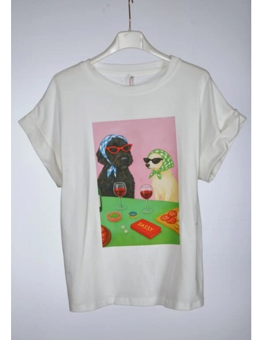 Camiseta Brindis Blanca