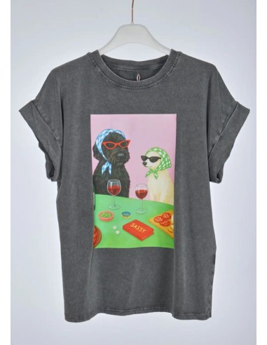 Camiseta Brindis Gris